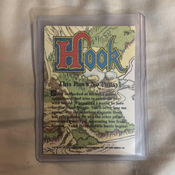 1991 Robin Williams in Hook Collectors Card. Mint. Topps Brand. - Picture 2 of 2